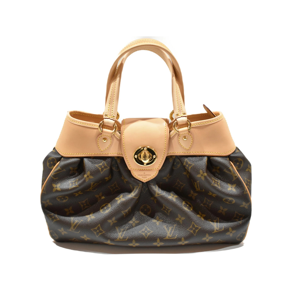 LOUIS VUITTON Boetie Monogram Brown Beige Canvas Handbag
